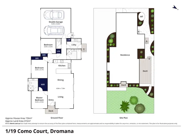Floorplan of Homely townhouse listing, 1/19 Como Court, Dromana VIC 3936