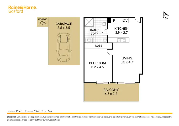 Floorplan of Homely apartment listing, 2/6-16 Hargraves Street, Gosford NSW 2250