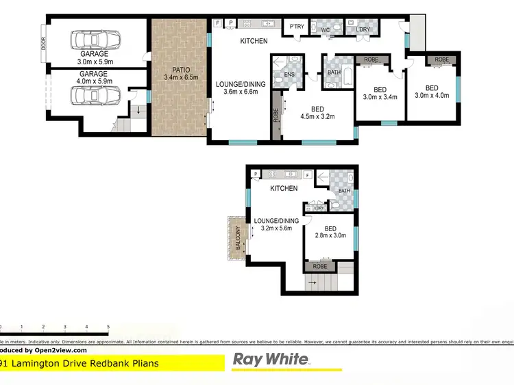 Floorplan of Homely house listing, 1 & 2/91 LAMINGTON DR, Redbank Plains QLD 4301