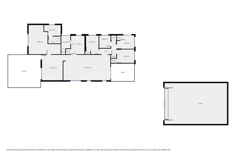 Floorplan of Homely house listing, 44 Thames Drive, Cape Burney WA 6532