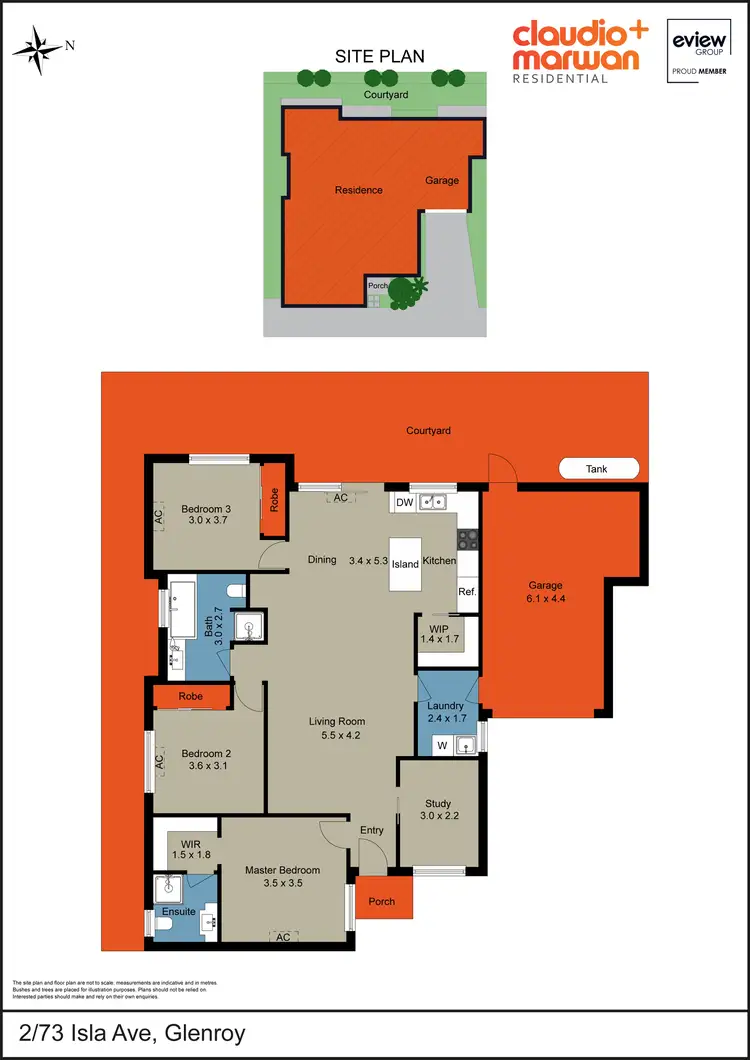 Floorplan of Homely unit listing, 2/73 Isla Avenue, Glenroy VIC 3046