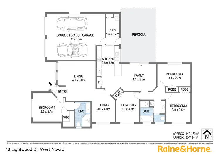 Floorplan of Homely house listing, 10 Lightwood Drive, West Nowra NSW 2541