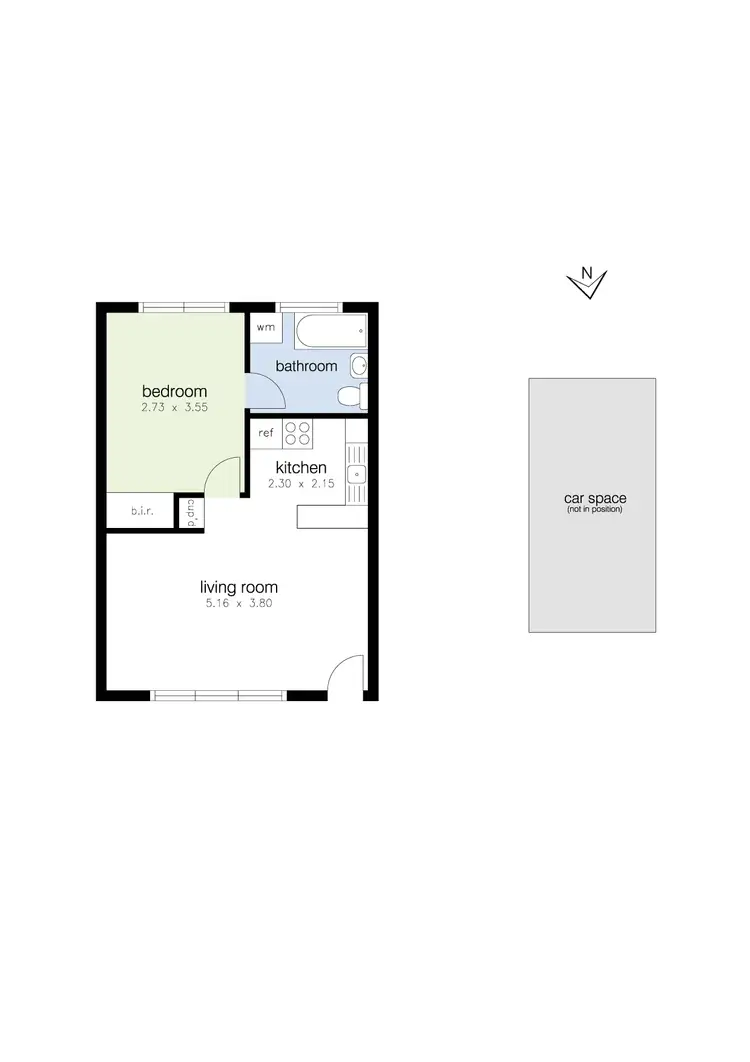 Floorplan of Homely apartment listing, 8/33 Eldridge Street, Footscray VIC 3011