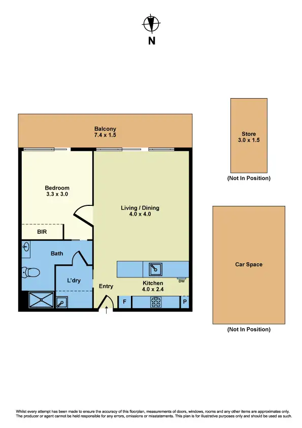 Floorplan of Homely apartment listing, 222/125 Francis Street, Yarraville VIC 3013