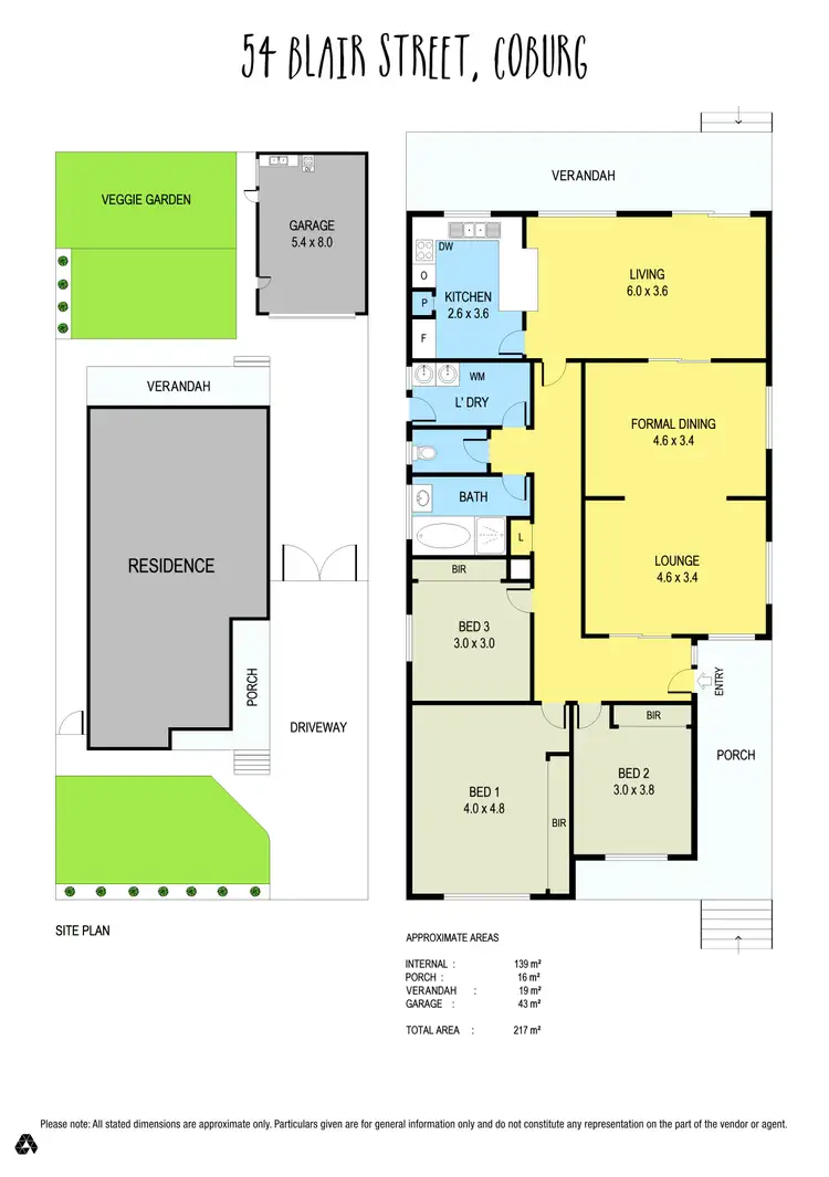 Floorplan of Homely house listing, 54 Blair Street, Coburg VIC 3058