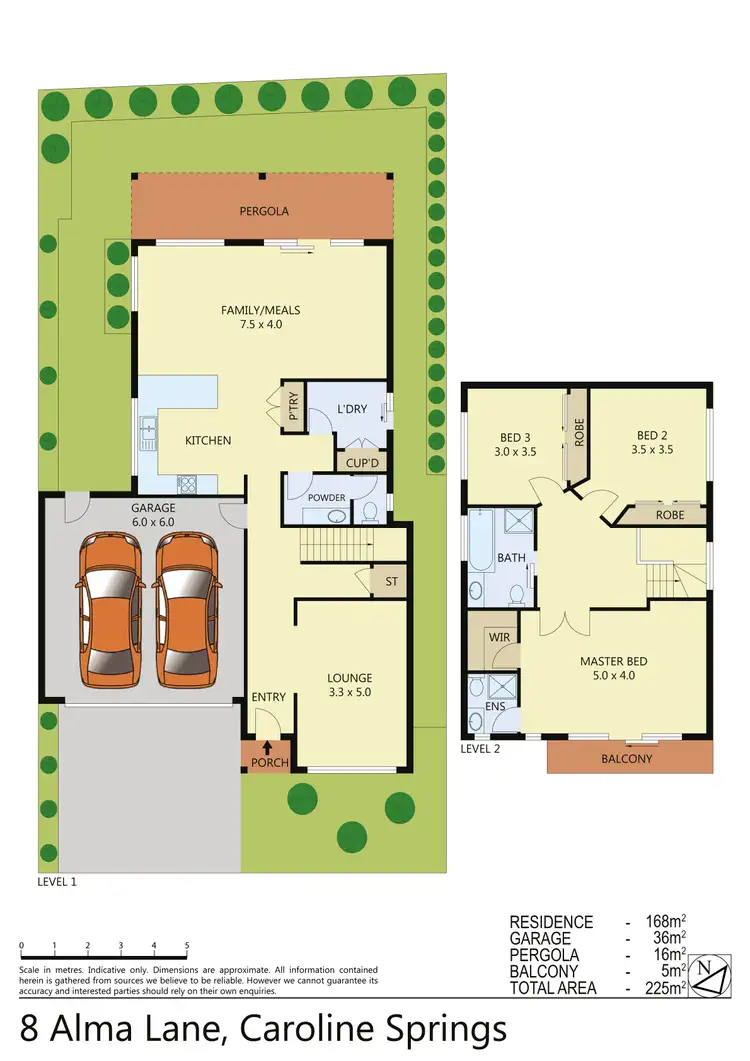 Floorplan of Homely house listing, 8 Alma Lane, Caroline Springs VIC 3023