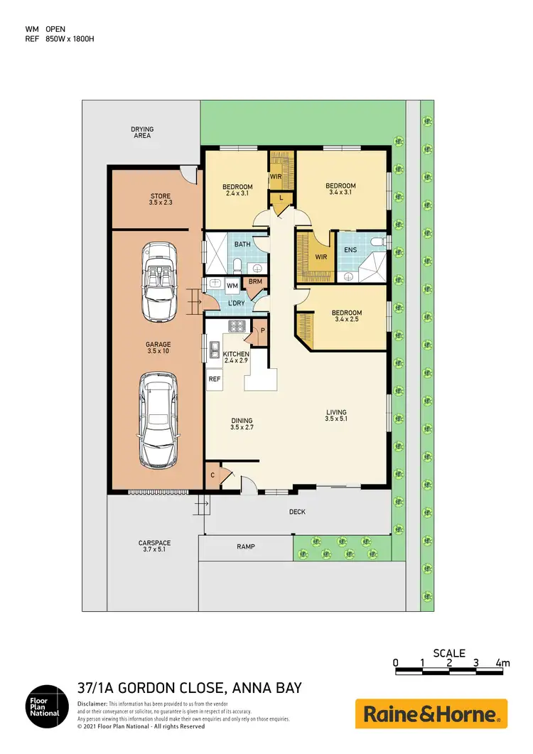 Floorplan of Homely house listing, 37/1A Gordon Close, Anna Bay NSW 2316