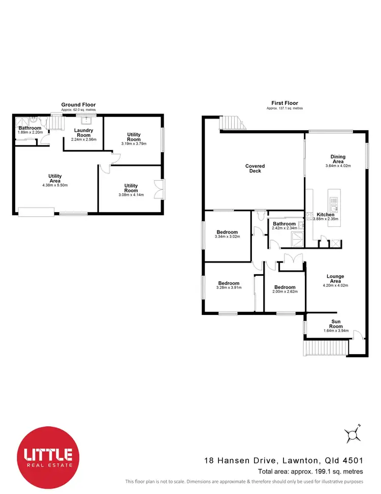 Floorplan of Homely house listing, 18 Hansen Drive, Lawnton QLD 4501