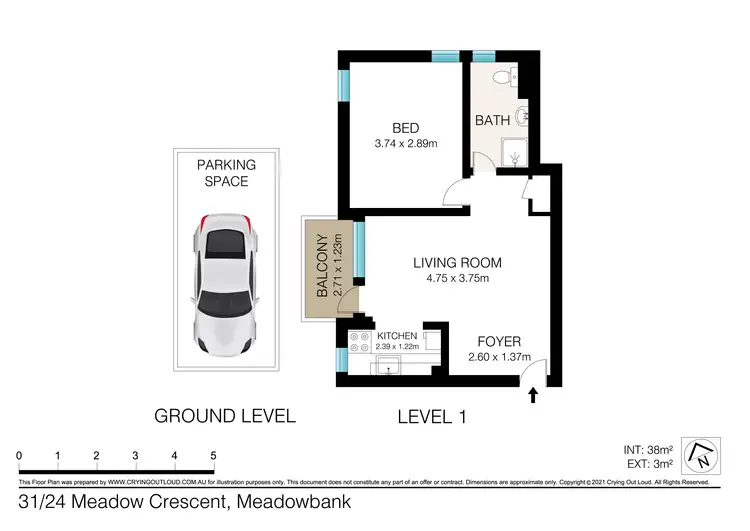 Floorplan of Homely unit listing, 31/24-26 Meadow Crescent, Meadowbank NSW 2114