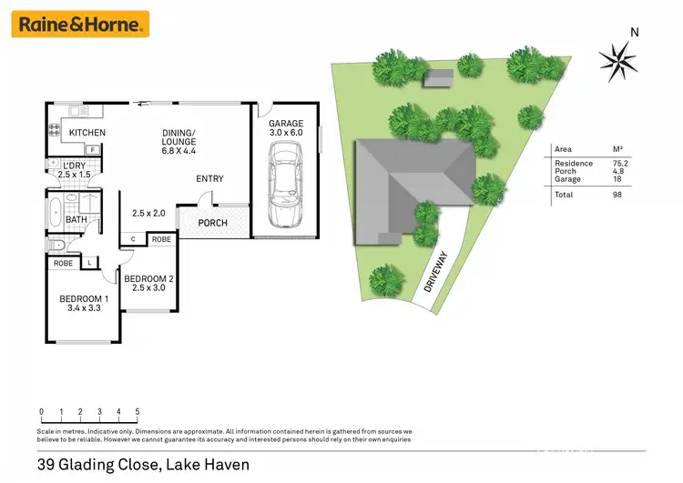 Floorplan of Homely house listing, 39 Glading Close, Lake Haven NSW 2263