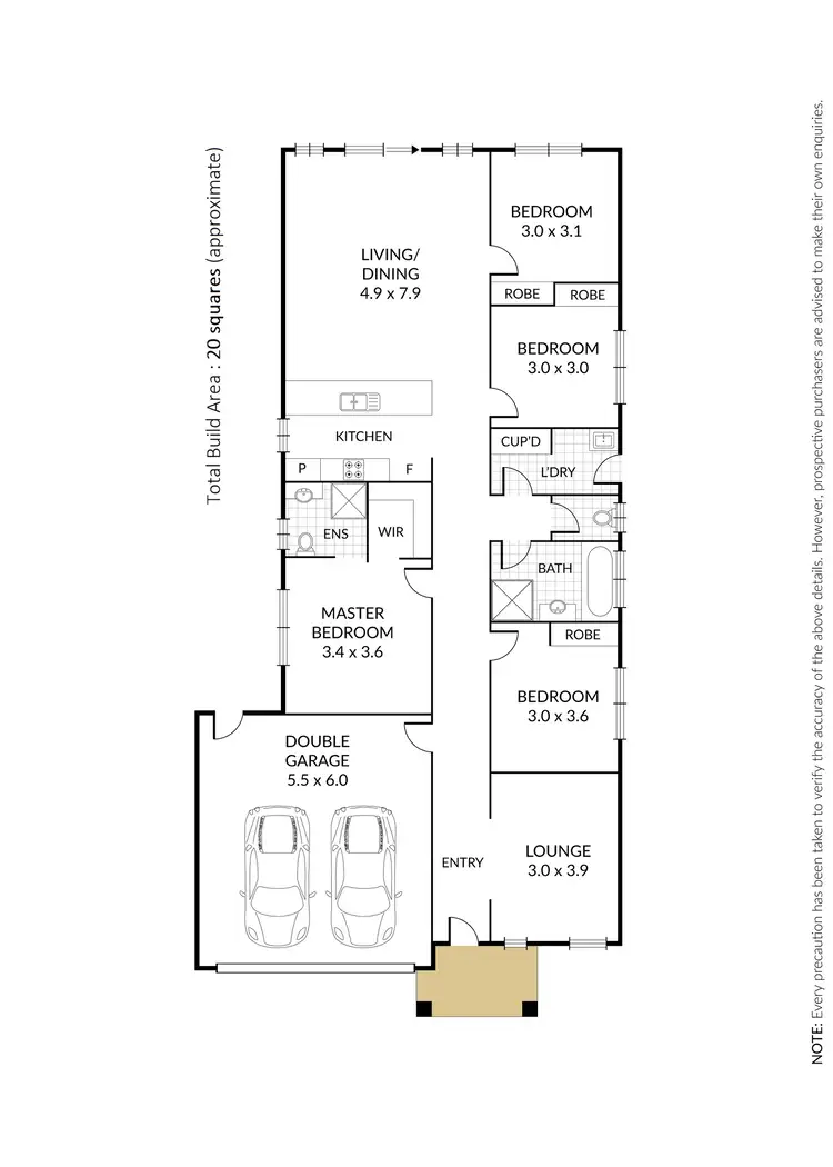 Floorplan of Homely house listing, 236/70 Fieldstone Way, Brookfield VIC 3338