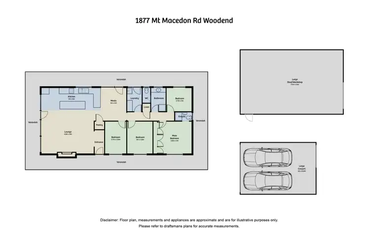 Floorplan of Homely house listing, 1877 Mount Macedon Road, Woodend VIC 3442