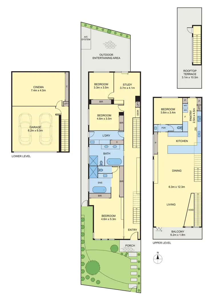 Floorplan of Homely house listing, 2/10 Clark Street, Williamstown VIC 3016
