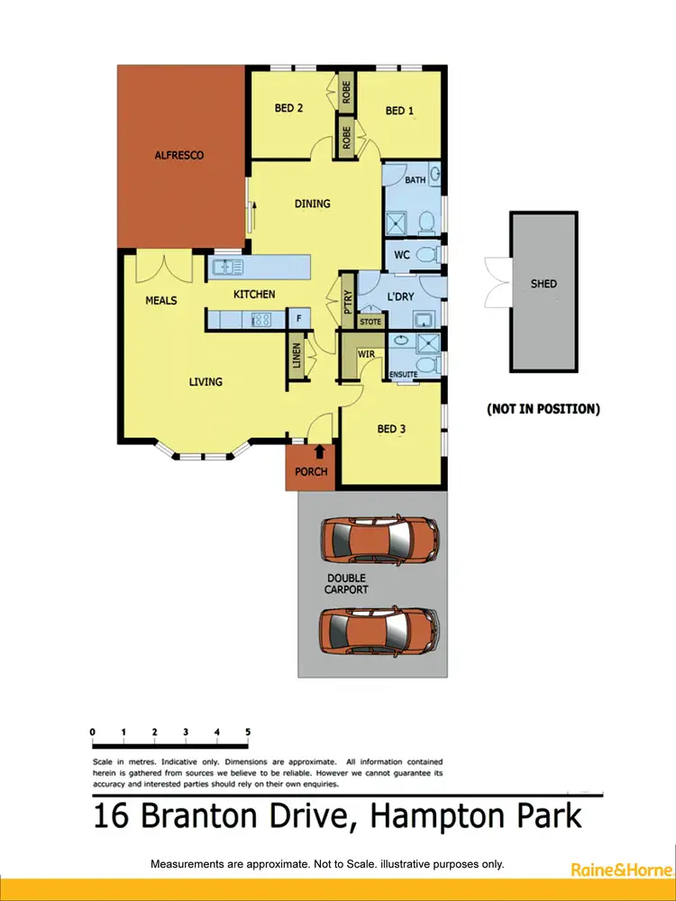 Floorplan of Homely house listing, 16 Branton Drive, Hampton Park VIC 3976
