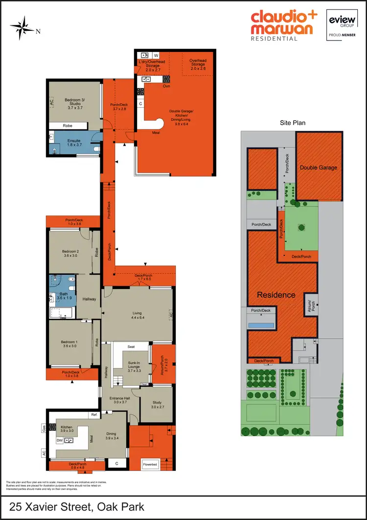 Floorplan of Homely house listing, 25 Xavier Street, Oak Park VIC 3046