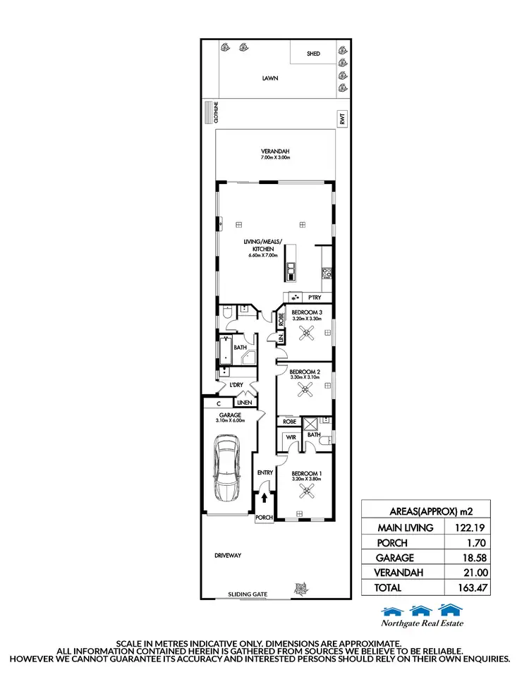 Floorplan of Homely house listing, 33 Dumfries Avenue, Northfield SA 5085