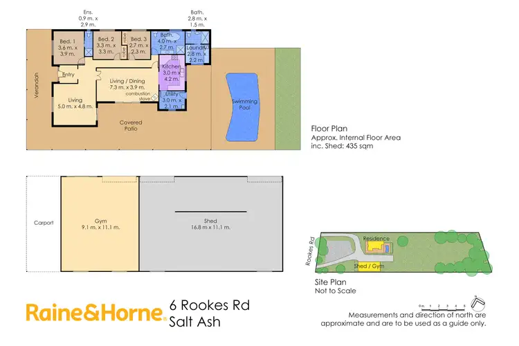Floorplan of Homely house listing, 6 Rookes Road, Salt Ash NSW 2318