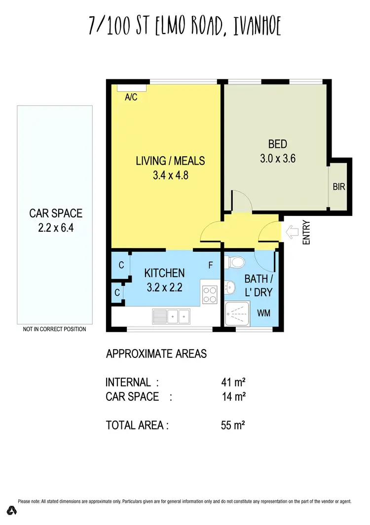 Floorplan of Homely apartment listing, 7/100 St Elmo Road, Ivanhoe VIC 3079