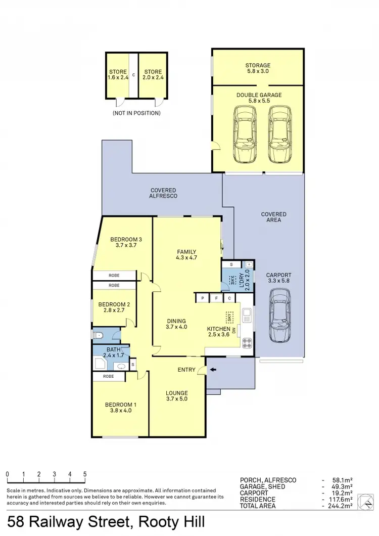 Floorplan of Homely house listing, 58 Railway Street, Rooty Hill NSW 2766