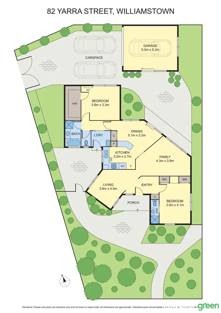 Floorplan of Homely house listing, 82 Yarra Street, Williamstown VIC 3016