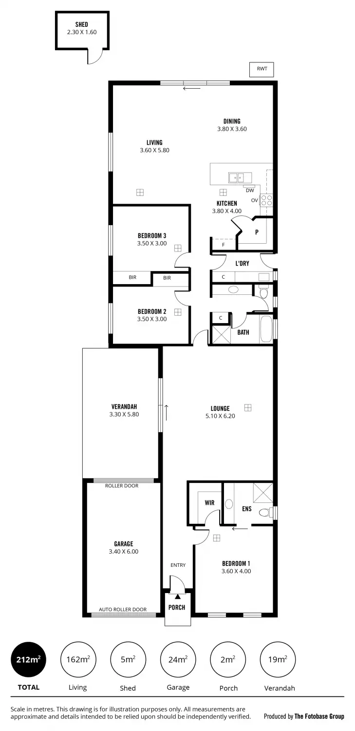 Floorplan of Homely house listing, 43A Alexander Avenue, Morphett Vale SA 5162