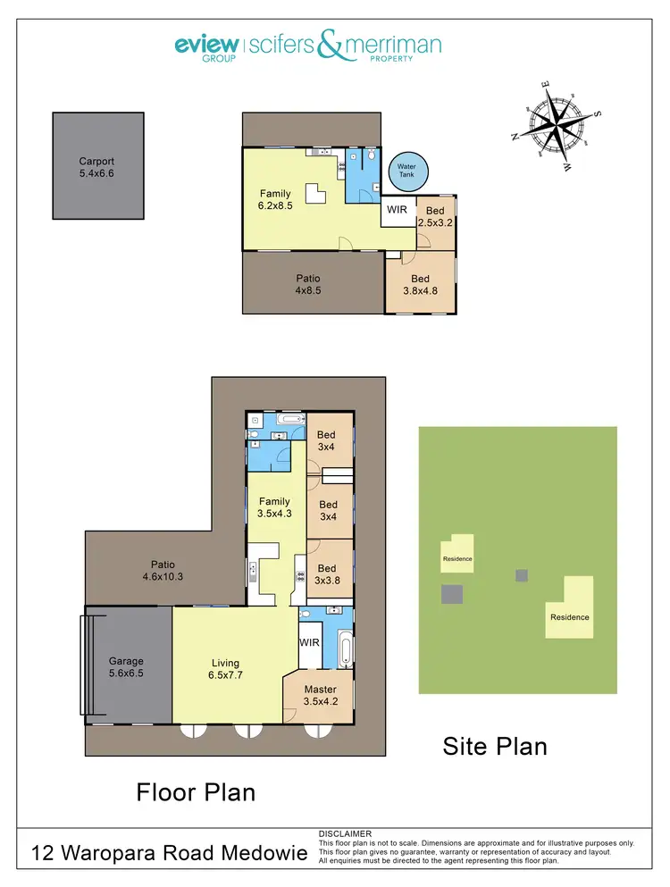 Floorplan of Homely house listing, 12 & 12A Waropara Road, Medowie NSW 2318
