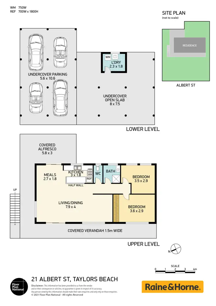 Floorplan of Homely house listing, 21 Albert Street, Taylors Beach NSW 2316