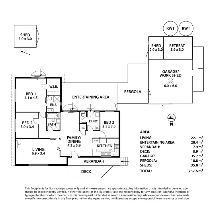 Floorplan of Homely house listing, 2 Queen Street, Strathalbyn SA 5255