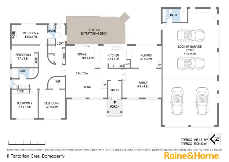 Floorplan of Homely house listing, 11 Tartarian Crescent, Bomaderry NSW 2541