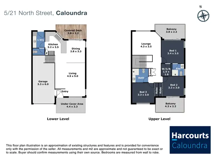 Floorplan of Homely unit listing, 5/21 North Street, Caloundra QLD 4551