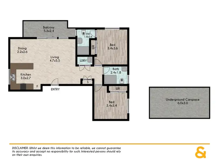 Floorplan of Homely apartment listing, 3/2-6 Regentville Road, Jamisontown NSW 2750