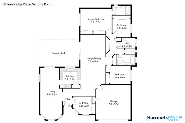 Floorplan of Homely house listing, 10 Franbridge Place, Victoria Point QLD 4165