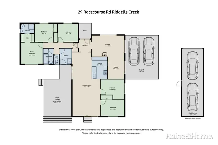 Floorplan of Homely house listing, 29 Racecourse Road, Riddells Creek VIC 3431