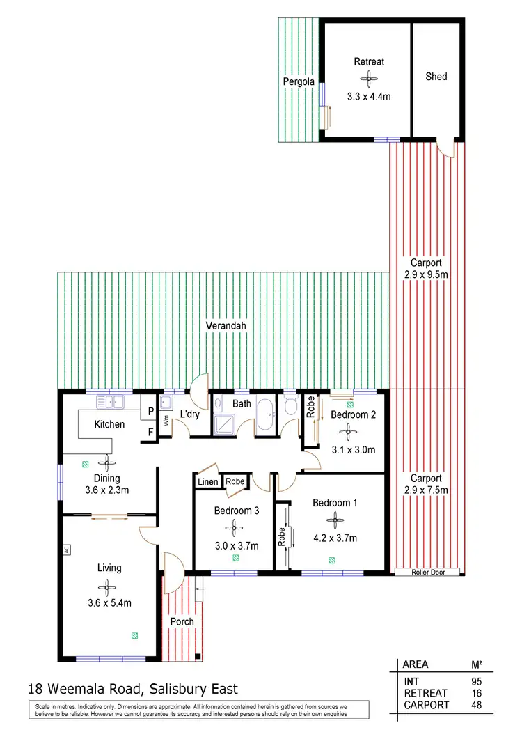 Floorplan of Homely house listing, 18 Weemala Road, Salisbury East SA 5109