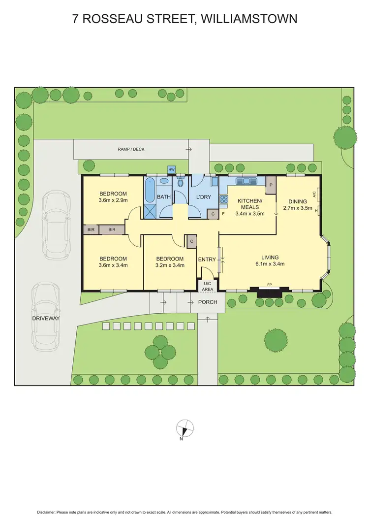 Floorplan of Homely house listing, 7 Rosseau Street, Williamstown VIC 3016