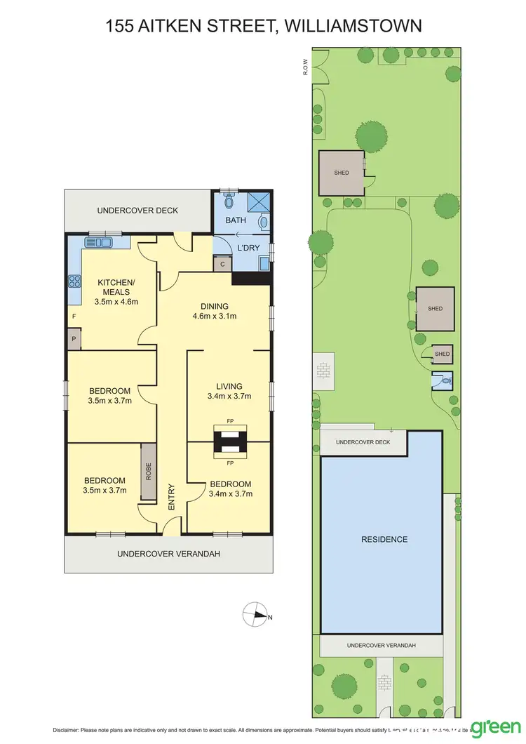 Floorplan of Homely house listing, 155 Aitken Street, Williamstown VIC 3016