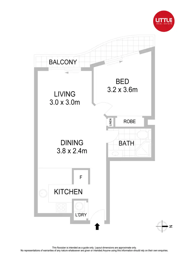 Floorplan of Homely apartment listing, 809/3 Herbert Street, St Leonards NSW 2065