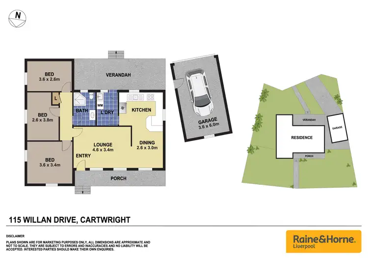 Floorplan of Homely house listing, 115 Willan Drive, Cartwright NSW 2168