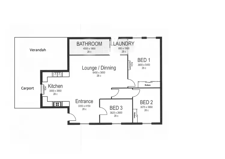 Floorplan of Homely house listing, 7 Stratford Road, Salisbury North SA 5108