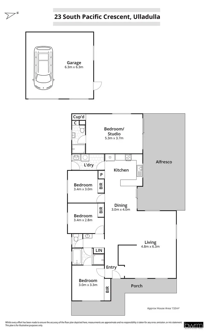 Floorplan of Homely house listing, 23 South Pacific Crescent, Ulladulla NSW 2539