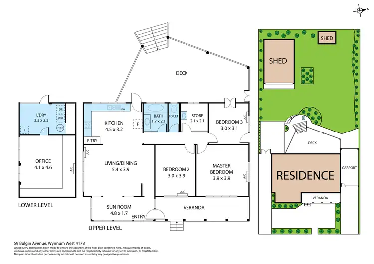 Floorplan of Homely house listing, 59 Bulgin Avenue, Wynnum West QLD 4178