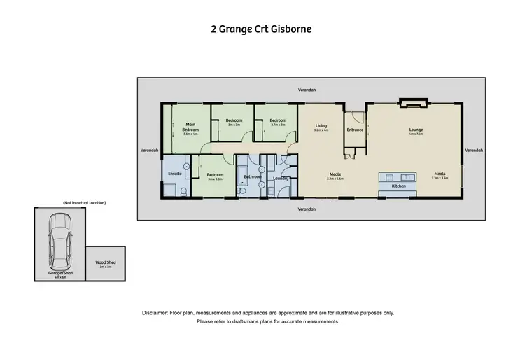Floorplan of Homely house listing, 2 Grange Court, Gisborne VIC 3437