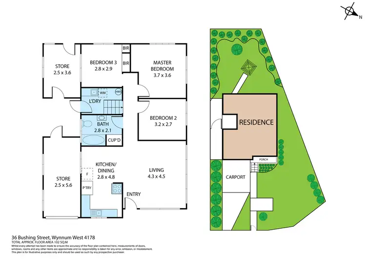 Floorplan of Homely house listing, 36 Bushing Street, Wynnum West QLD 4178