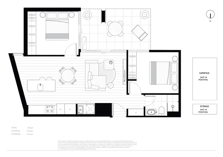 Floorplan of Homely apartment listing, 505/33 Judd Street, Richmond VIC 3121