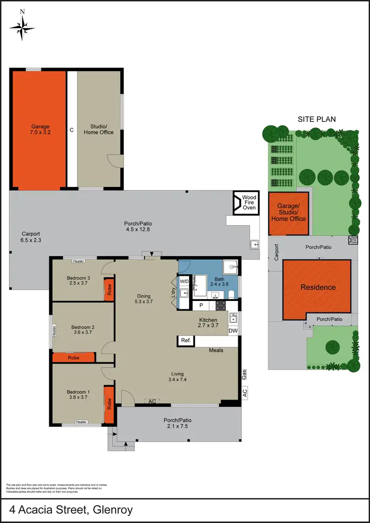 Floorplan of Homely house listing, 4 Acacia Street, Glenroy VIC 3046