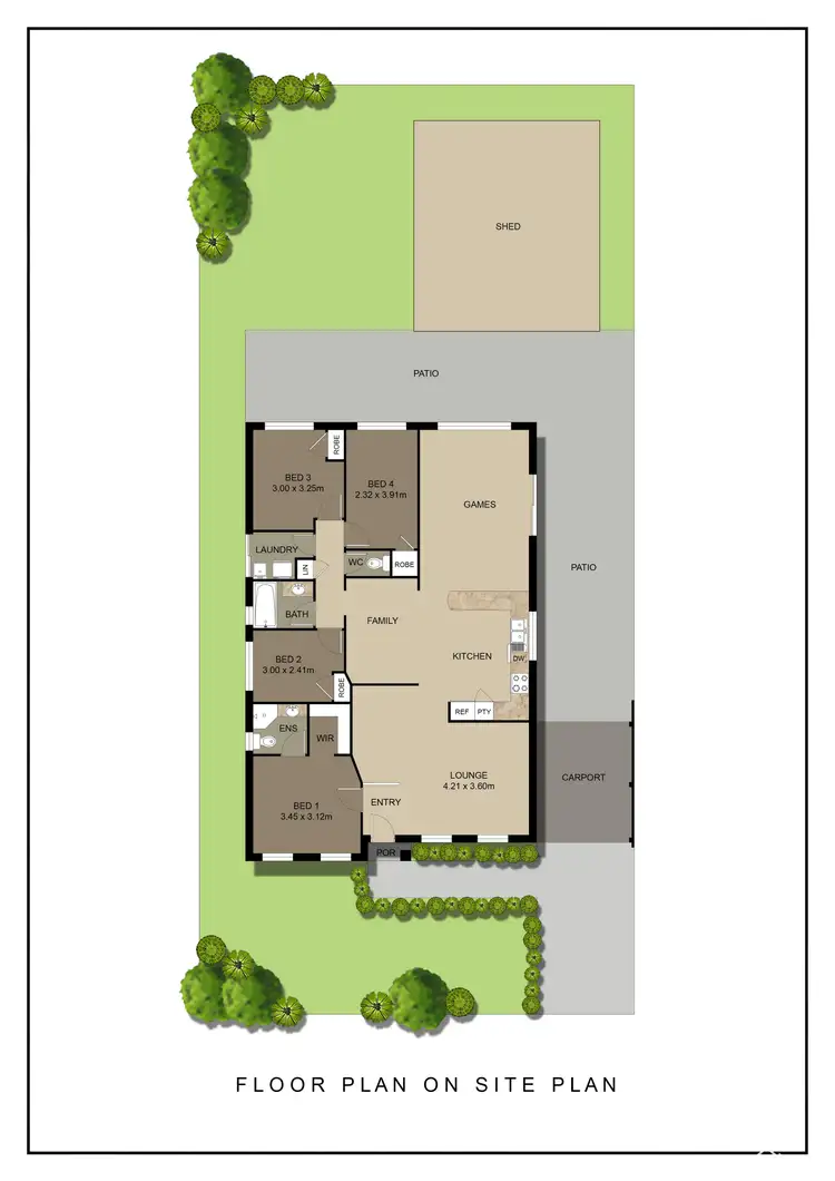 Floorplan of Homely house listing, 10 Bindoon Loop, Huntingdale WA 6110