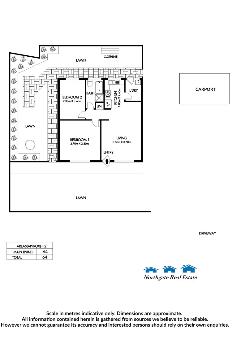 Floorplan of Homely unit listing, 3/120 Commercial Road, Salisbury SA 5108