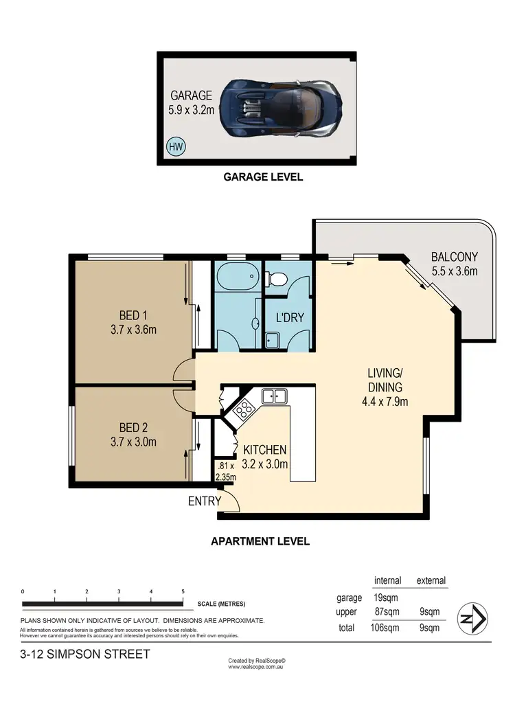 Floorplan of Homely unit listing, 3/12 Simpson Street, Morningside QLD 4170