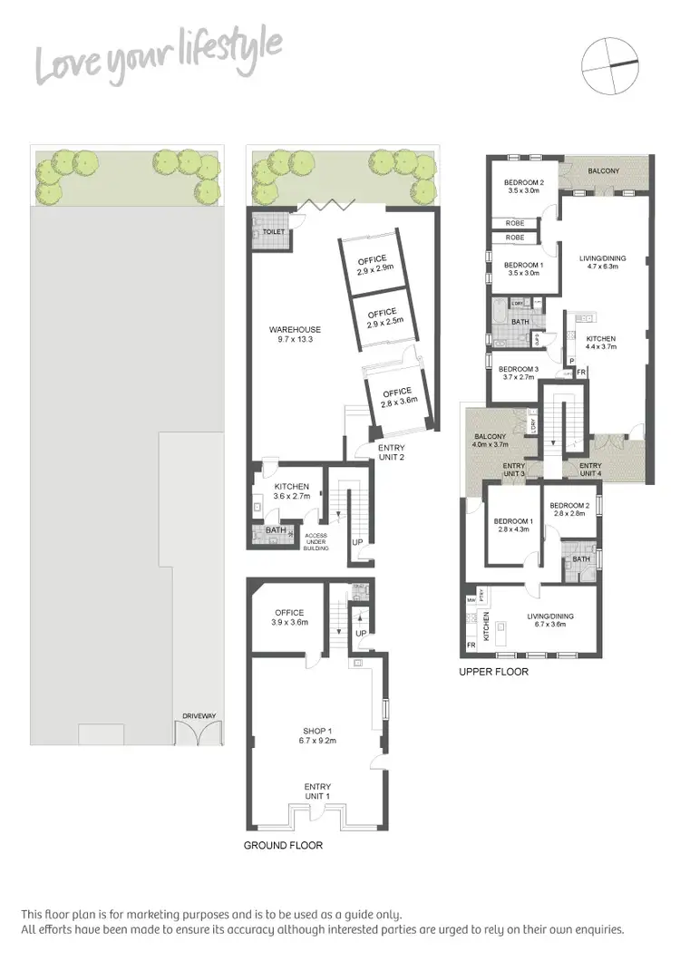 Floorplan of Homely block of units listing, 263 Enmore Road, Enmore NSW 2042