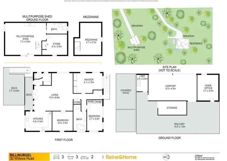 Floorplan of Homely house listing, 32 Willows Road, Billinudgel NSW 2483